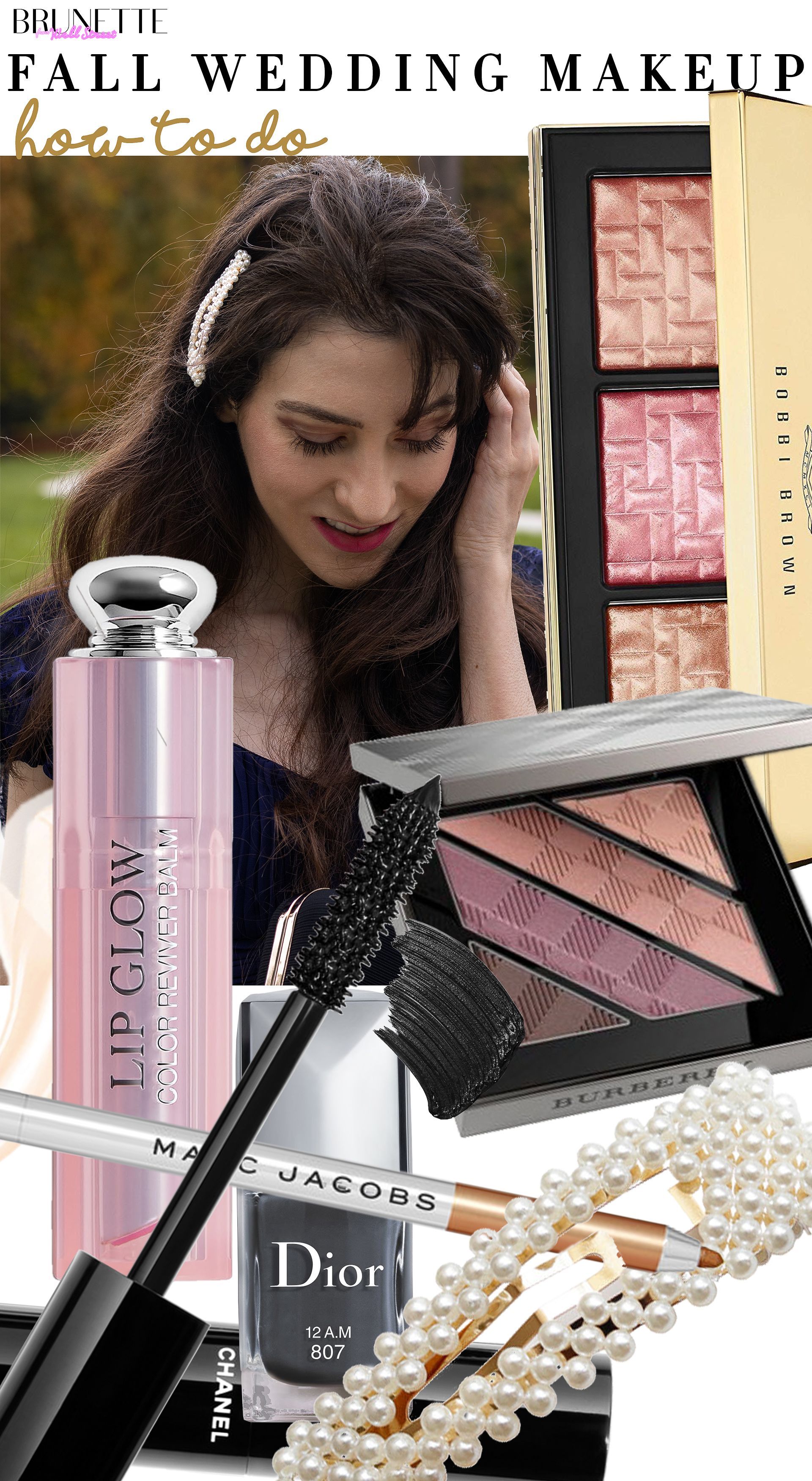 Fall Wedding Makeup and Hair For Wedding Guest #weddingguestdress All the makeup products you need to make this beautiful fall makeup look that is just perfect for a wedding or any other fancy black tie event in fall 2019. #weddingguest #makeuplook #fallwedding #weddingguesthairstyles