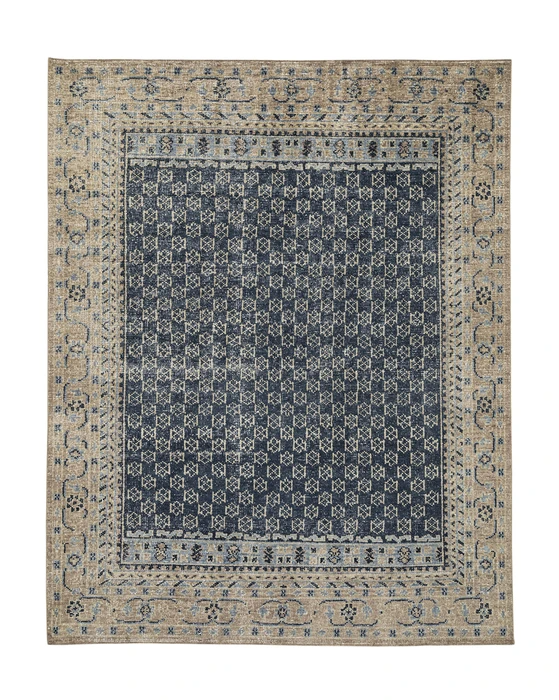 Anya Indigo Hand Knotted Rug Hand Knotted Rugs Rugs Rug Pattern