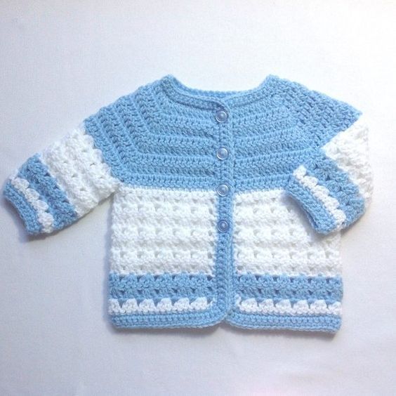reborn Châle White /& Baby Blue Handmade Crochet Bébé Couverture 40 pouces nouveau bébé