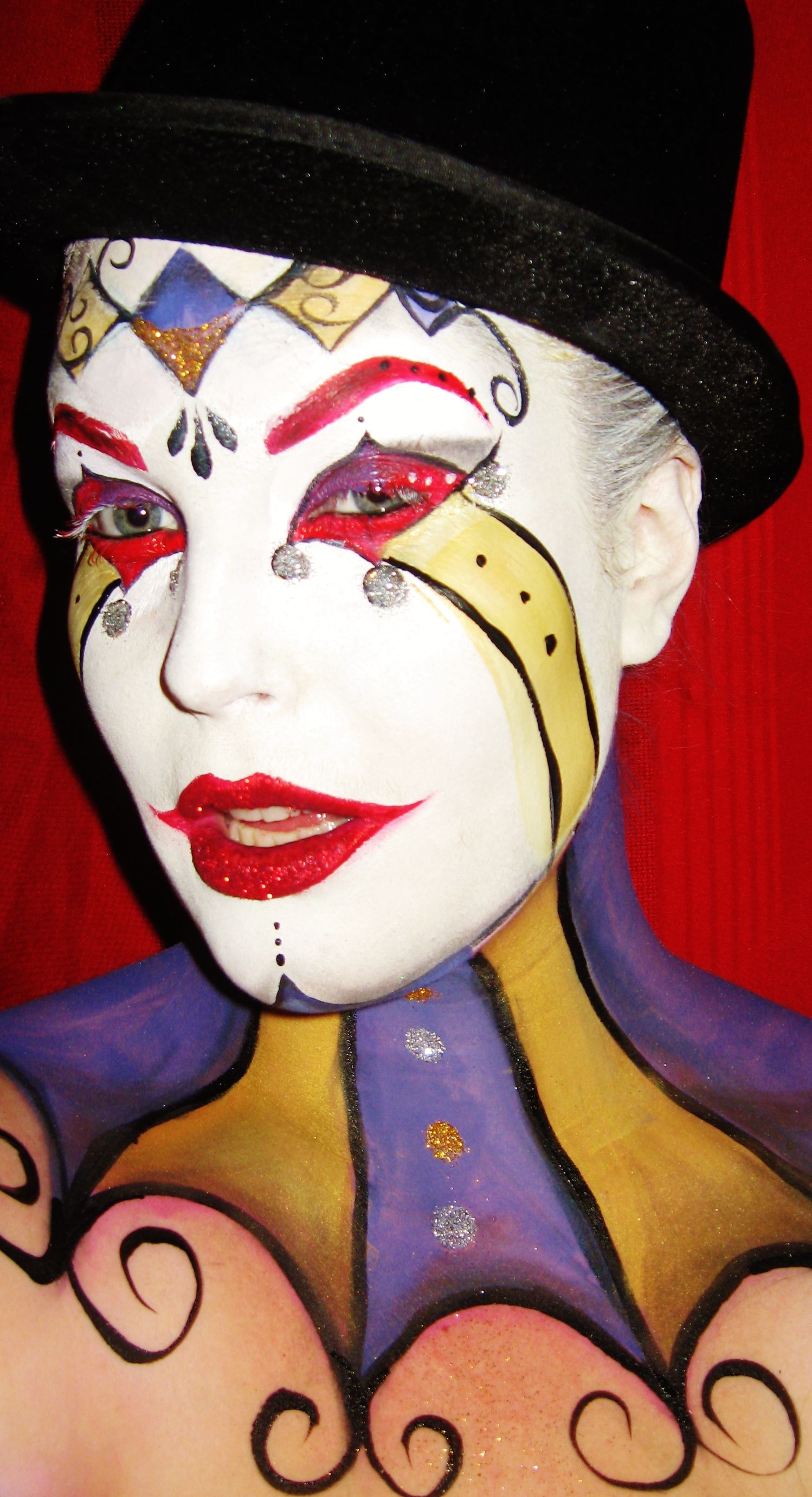 Circus Themed Face Painting Circus Themed Face Painting