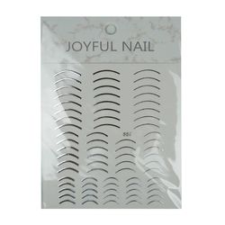 3D наклейки линия улыбки для ногтей - серебро Notebook, Supplies, Nails, Finger Nails, Ongles, The Notebook, Nail, Exercise Book, Notebooks