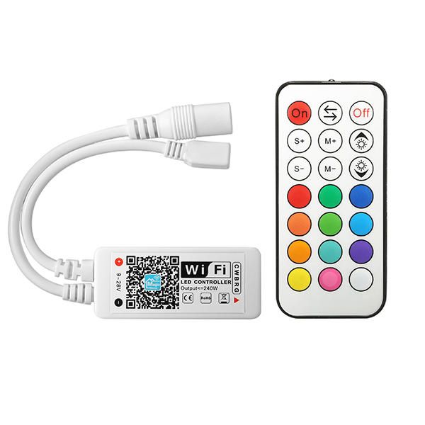 White Bluetooth LED Controller Mobile APP Control Mode For RGB LED Strip Light