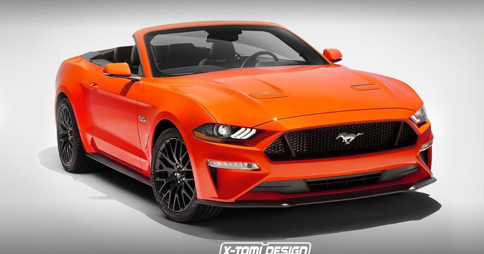 Uncovering The 2018 Ford Mustang Convertible On Photoshop Uncovering The 2018 Ford Mustang Convertible On Photoshop
