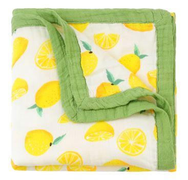lemon muslin blanket
