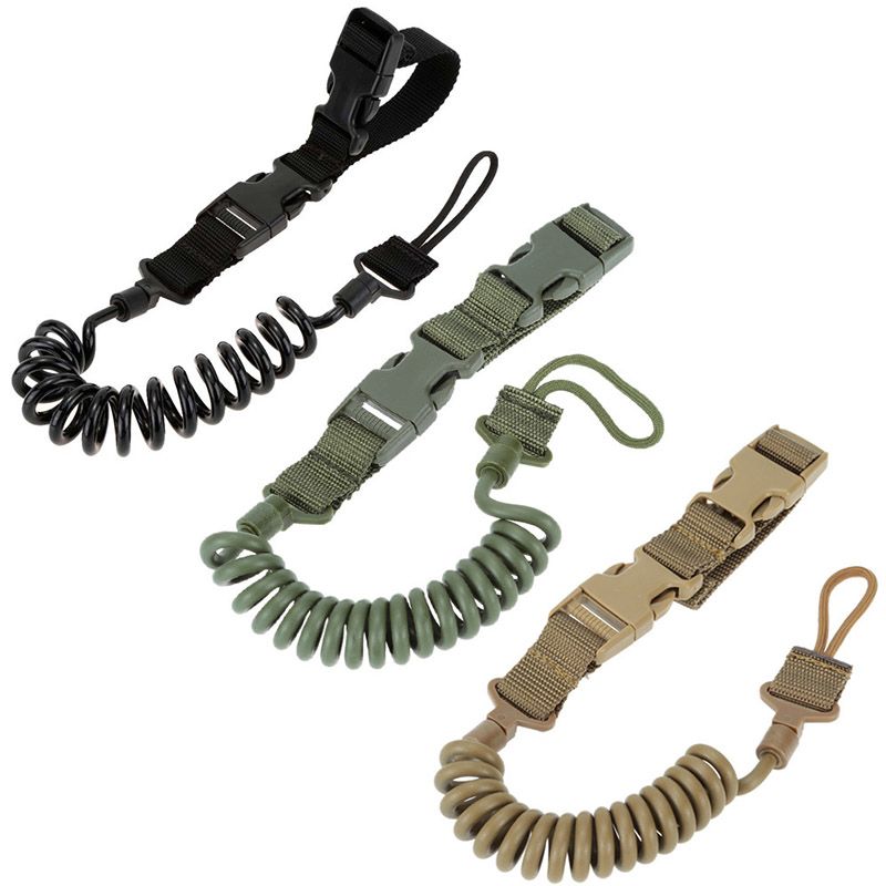 Gun Pistol Spring Sling Strap Bungee Rifle Sling Tree Styles Elastic Cord