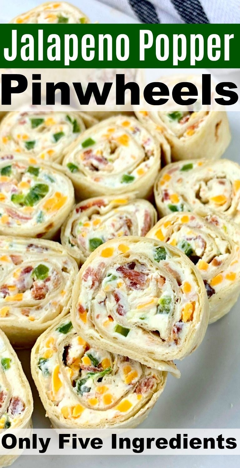 Jalapeno Popper Pinwheels