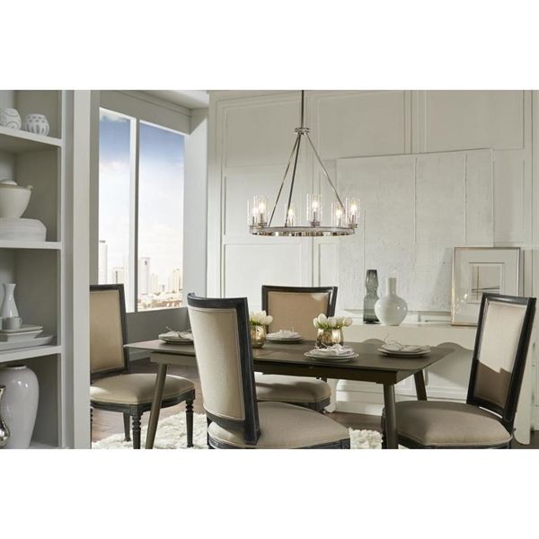 Kichler Lighting Angelica 23 87 In 6 Light Polished Nickel Kichler Lighting Angelica 23 87 In 6 Light Polished Nickel