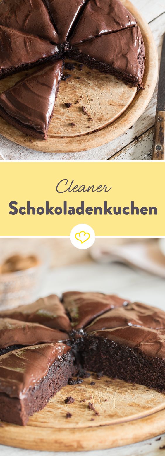 Schokokuchen muss so richtig nach Schokolade schmecken - nach Kakao um genau zu sein. Wenn er dann auch noch clean ist - perfekt! Easy Vanilla Cake Recipe, Cake Recipes Easy Homemade, Sweet Recipes, Dessert Oreo, Paleo Dessert, Healthy Dessert Recipes, Breakfast Recipes, Desserts Vegan, Snacks Recipes