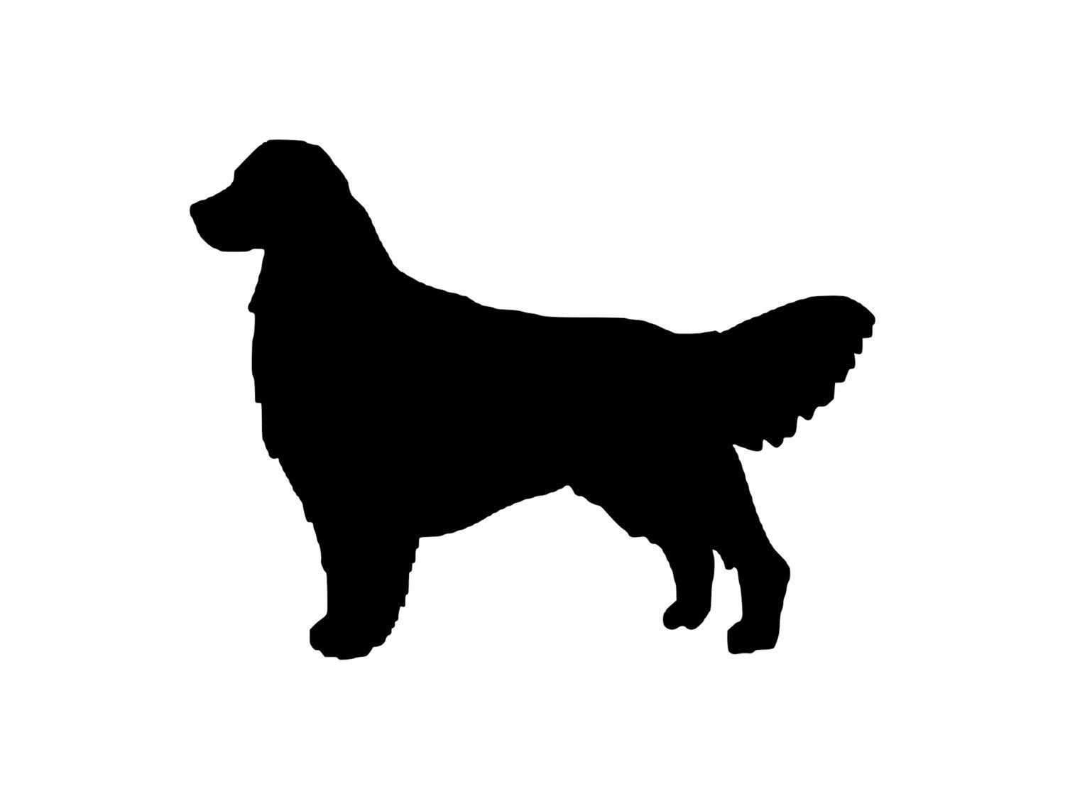 Download Grab your Golden Retriever Dog Outdoor Vinyl Silhouette ...