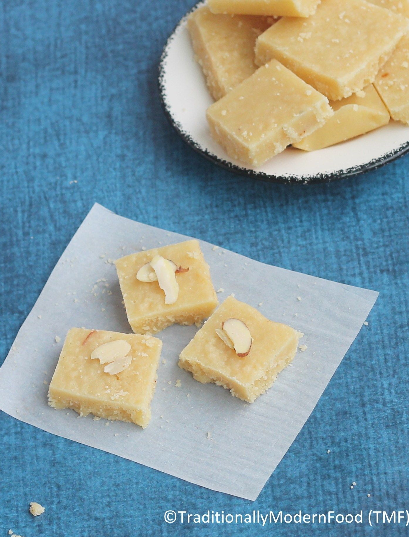 Kesar Burfi Almond Burfi | Badam Kesar Burfi | Recipe | Food, Almond recipes