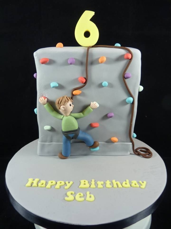 Rock Climbing Wall Cake | Cake, Cake decorating, Desserts