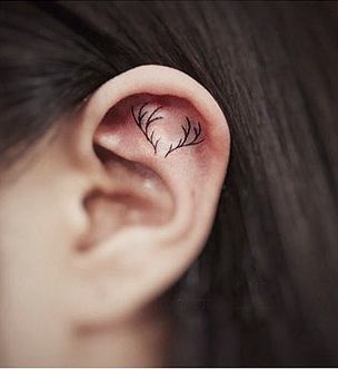 Inner Ears Tattoo Models Kulak Ici Dovme Modelleri Dovme Piercing Dovme Modelleri
