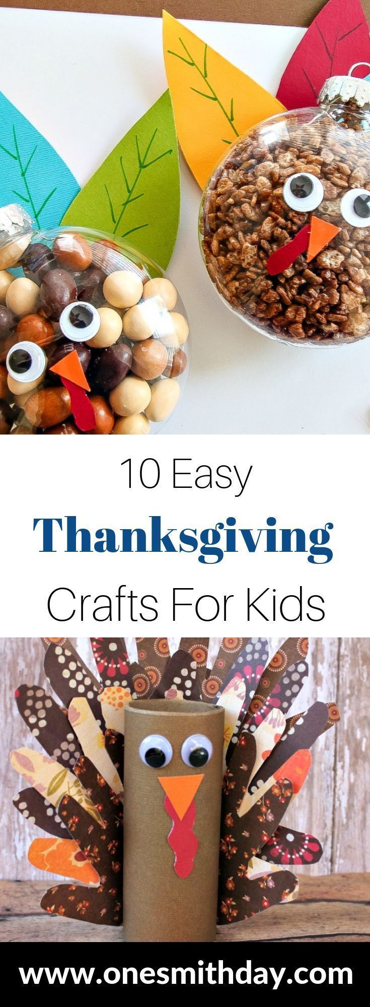 Easy Thanksgiving Crafts for Kids #Thanksgiving#crafts#holidays#easy #holiday t...