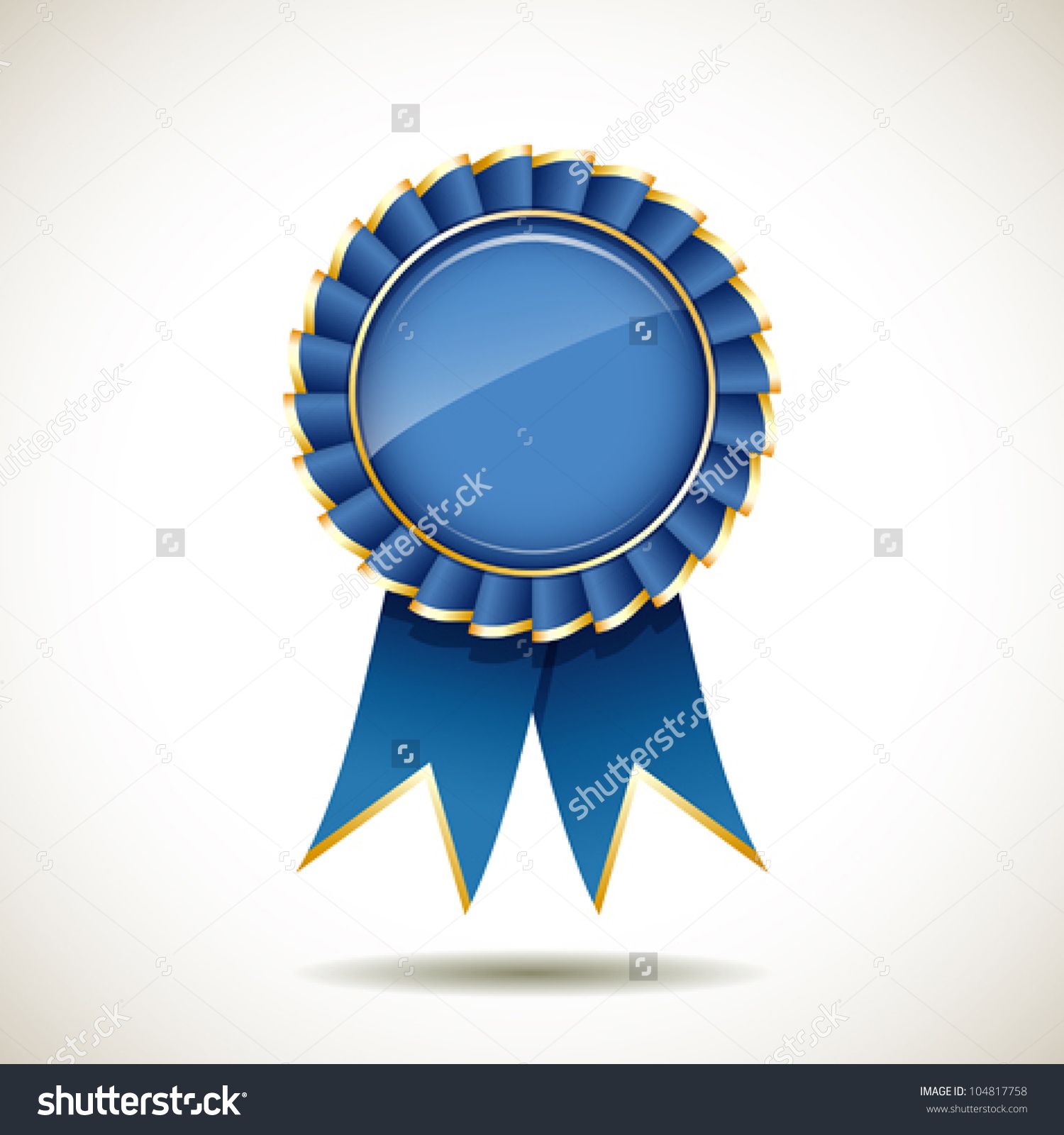 Blue and gold ribbons award, vector illustration Hut, Gold Ribbons, Blue Gold, Awards, Wall Clock, Royalty Free Stock Photos, Stock Images, Illustration, Picture