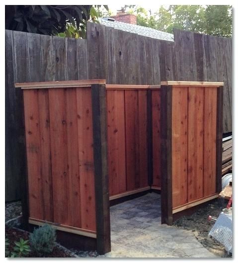Trash Can Sheds Garbage Enclosure Fence Images Trash Can Sheds Garbage Enclosure Fence Images Plans