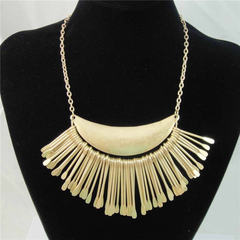 New Item Steel Unique Fashion Jewelry Necklace Material : Alloy. Plating : Gold. Pendant Shape : Charm. Suitable for : Female. Style : Fashion. Usage : Decoration. Color : Gold. Length : 45cm. Samples : Providing. Design Workshop : Available. Visiting Factory : Welcome. Delivery Date : 25~30 Days. QINGDAO GALILEE was established in 2005, It is located in beautiful city of Qingdao. It is only 30 minutes drive from Qingdao Airport. QINGDAO GALILEE has over 10 years experience in fashion jewelry Unique Fashion Jewelry, Big Jewelry, Fashion Jewelry Necklaces, Fashion Necklace, Jewelry Sets, Fashion Accessories, Female Style, Professional Jewelry, New Item