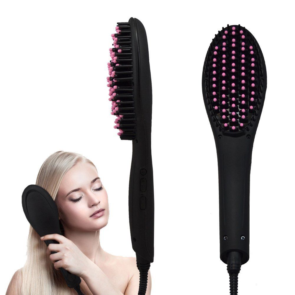 Download Acuvar Professional Electric Heated Hair Straightening Brush * Find out more about the g… | Hair ...