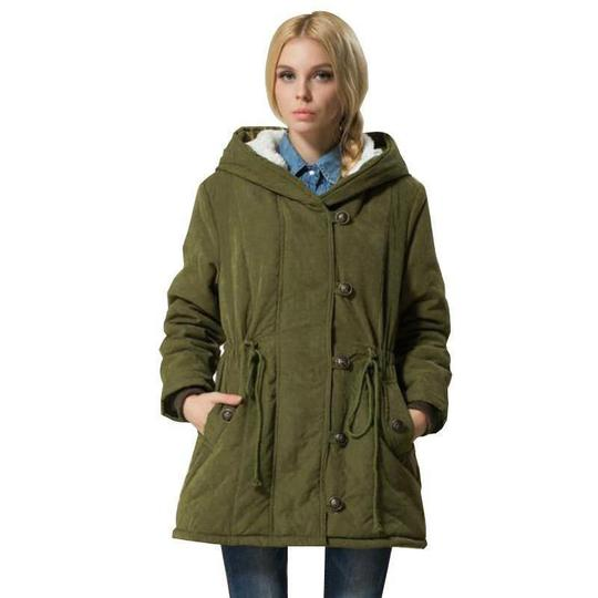 Lutratocro Men Warm Zip Thick Hooded Cotton-Padded Down Coat Parkas Jackets Lutratocro Men Warm Zip Thick Hooded Cotton-Padded Down Coat Parkas Jackets
