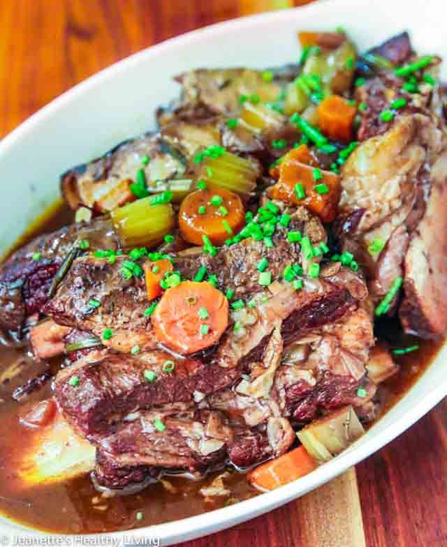 Slow Cooker Red Wine Short Ribs Recipe | Recipe | Slow cooker ribs
