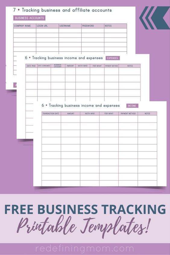 FREE Business Tracking Printable Templates Pinterest Business - free business budget spreadsheet FREE Business Tracking Printable Templates Pinterest Business - free business budget spreadsheet