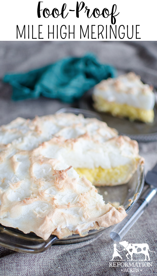 Fool-Proof Mile High Meringue Individual Pie Recipes, Individual Pies, Meringue Pie Topping, Meringue Recipe, Homemade Recipes Dessert, Whole Food Recipes, Cookie Recipes, Homemade Food, Cobbler
