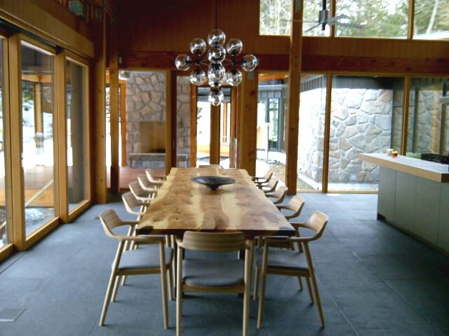 custom made toronto live edge ash dining table by urbantreesalvage
