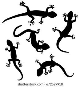 Set of lizard, salamader, gecko sillhouette on white background. Top view. Vector illustration Paper Mosaic, Mosaic Crafts, Mosaic Wall, Open Office, Gecko, Svg, Mosaic Flowers, Mosaic Garden, Vector Free