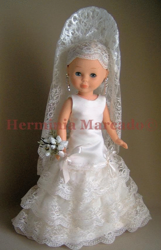 quieres tu traje de novia replicado en una muñeca nancy? ¿quieres