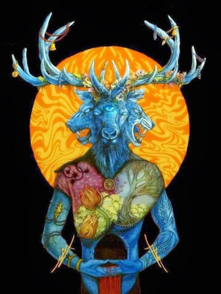 Cernunnos, Herne, Pan, Bel, Fauno, Gob, Lugh, Ochosi | Pagan art ...
