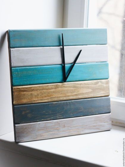 Wooden wall clock / Часы для дома ручной работы. Ярмарка Мастеров - ручная работа. Купить Часы "Морские". Handmade. Комбинированный, часы интерьерные, для дома Wooden wall clock / Часы для дома ручной работы. Ярмарка Мастеров - ручная работа. Купить Часы "Морские". Handmade. Комбинированный, часы интерьерные, для дома