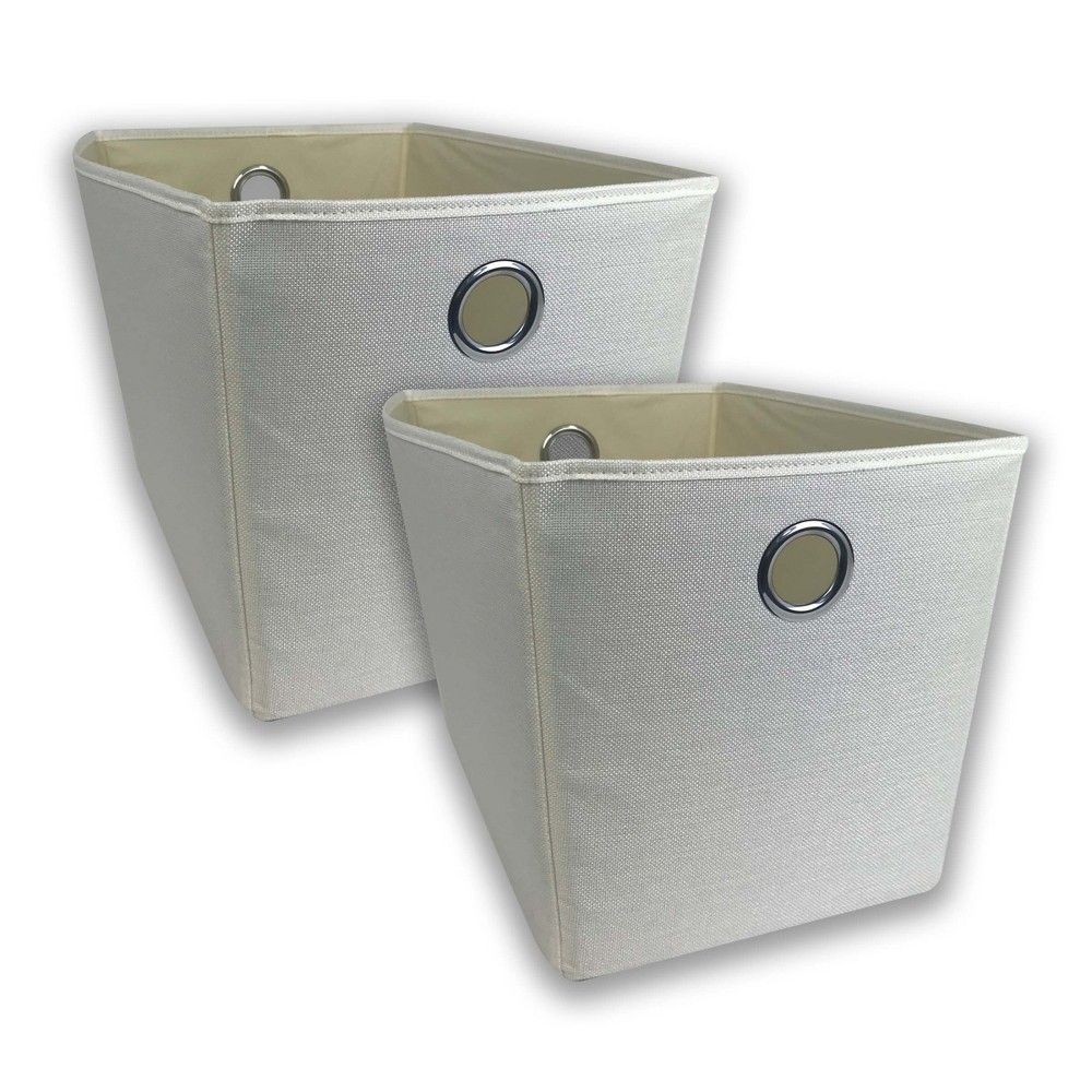Idealhouse Storage Bins Baskets Large 17 7x13 8x3 5ines Lxwxh 2 Pack Collapsible Fabric Cloth Stor Nursery Closet Shelves Storage Bins Fabric Storage Cubes
