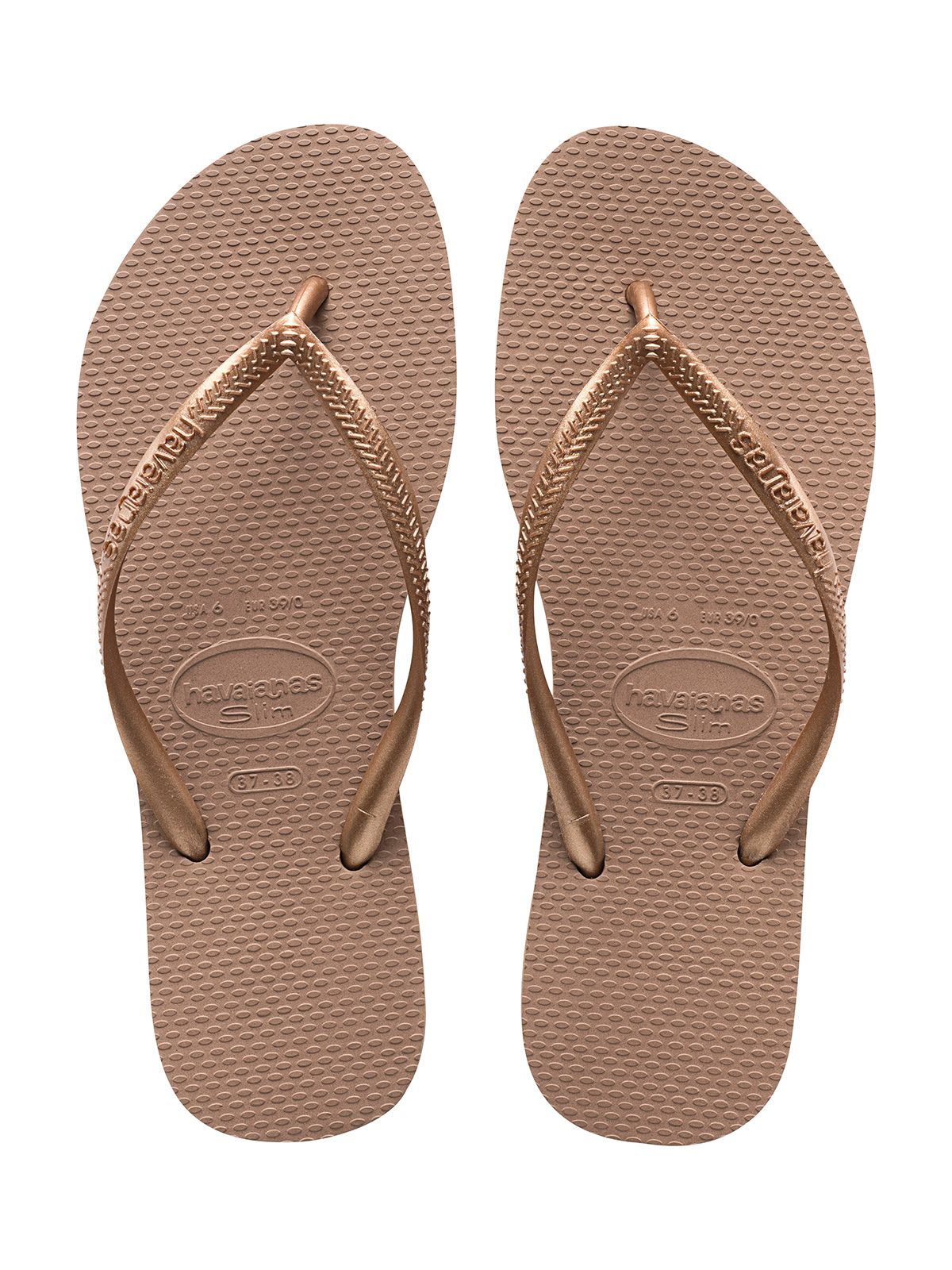 Pick Size Havaianas Toddler Kids Child TOP Flip Flop Rubber Sandal BROWN