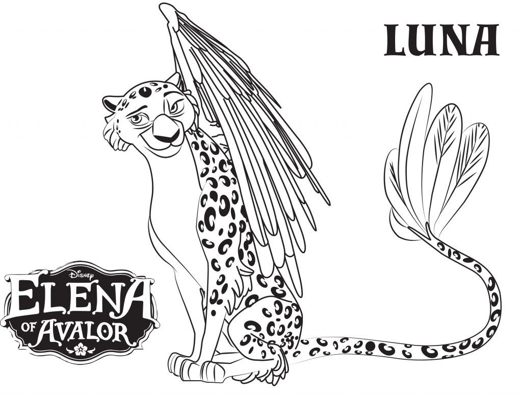 Elena of Avalor Coloring Pages Coloring pages Disney coloring pages