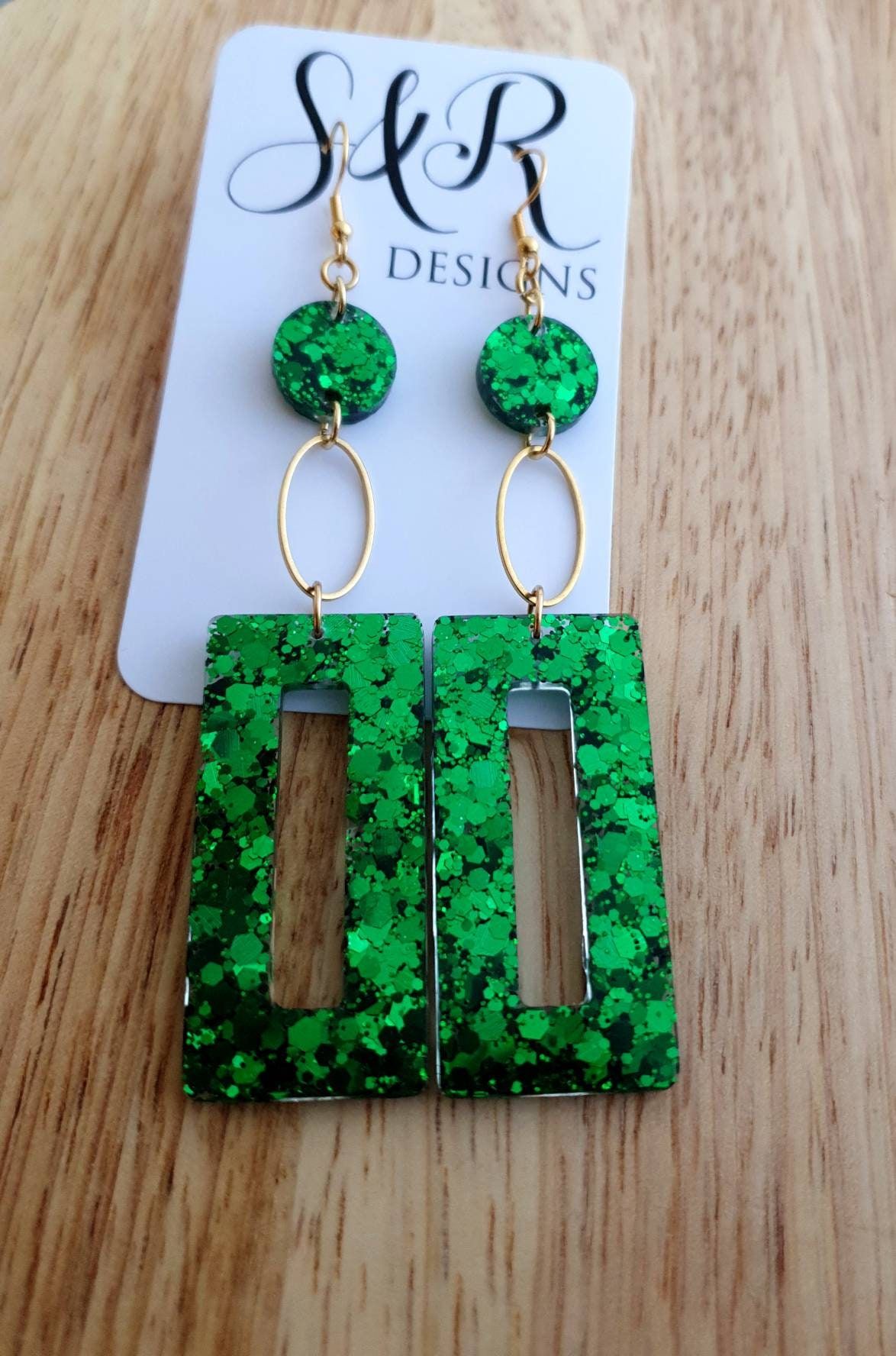 Emerald Green Oversized Rectangle Gold Oval Earrings Super Etsy a-guide-for-sensitive-ears-9-tips-no-one-has-told-you-about-ear