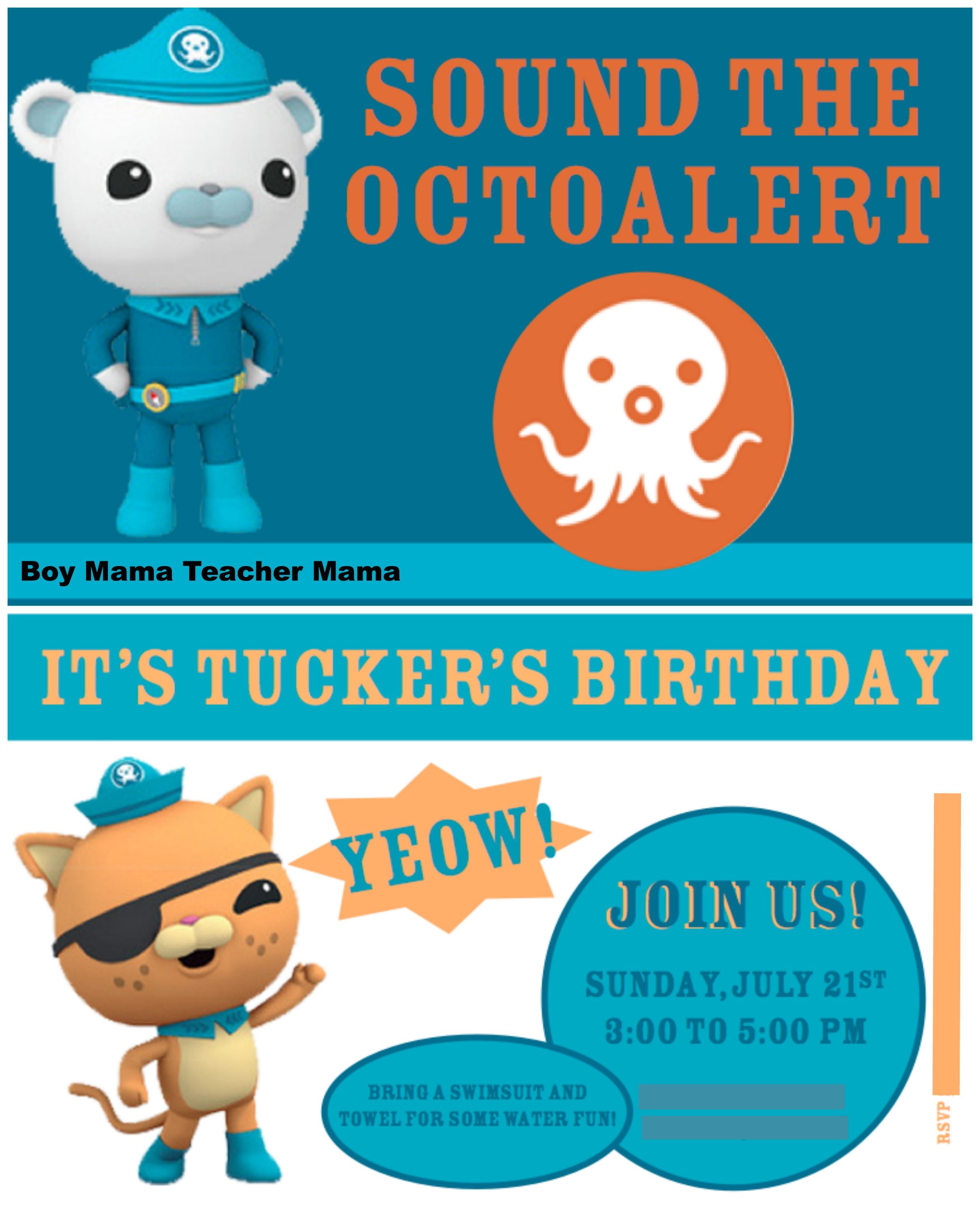 Boy Mama An Octonauts Birthday Party Octonauts birthday, Octonauts Boy Mama An Octonauts Birthday Party Octonauts birthday, Octonauts