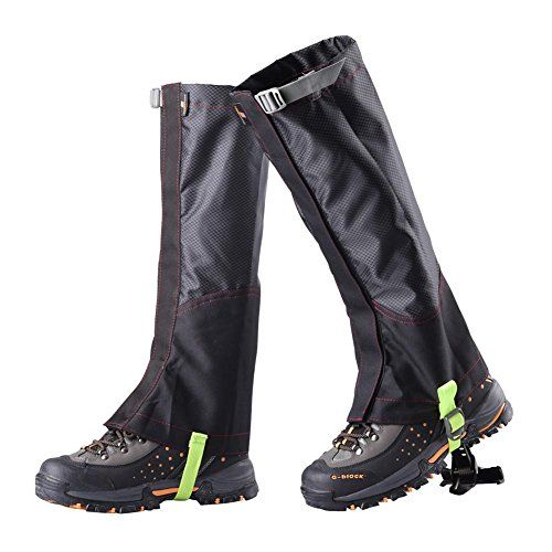 Waterproof Outdoor Hiking Walking Climbing Snow Legging Strong Gaiters Hornhill