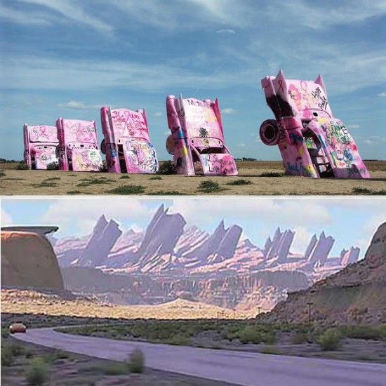 Cadillac Ranch En Amarillo Texas Disney Range Cars Cadillac Ranch En Amarillo Texas Disney Range Cars