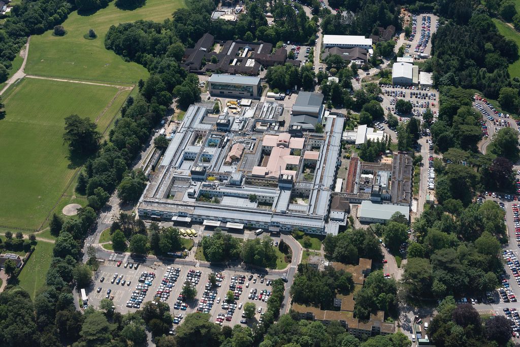 Heartwood Tree Services Bury St Edmunds Bury St Edmunds West Suffolk Hospital - Aerial Image Aerial Images Aerial Bury St Edmunds