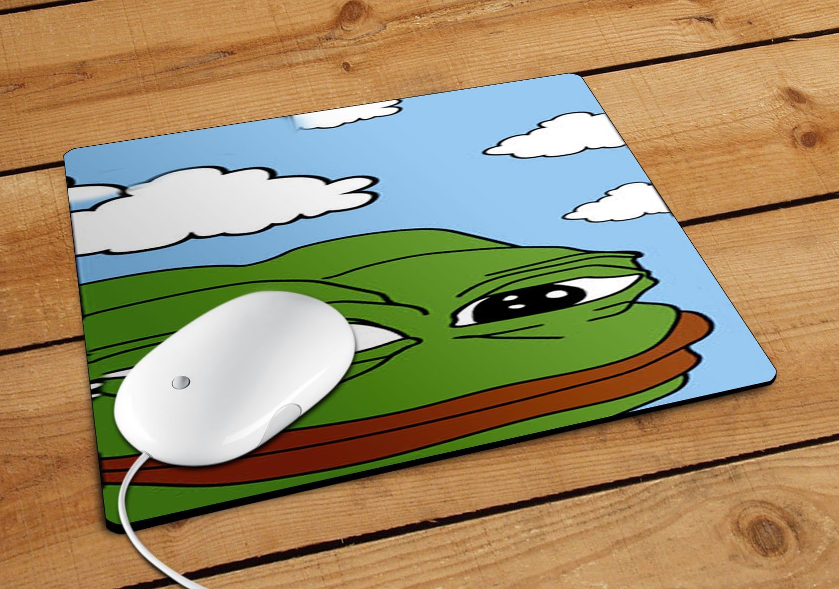 This Is Pepe The Frog Meme Mousepad Made From Fabric This Is Pepe The Frog Meme Mousepad Made From Fabric