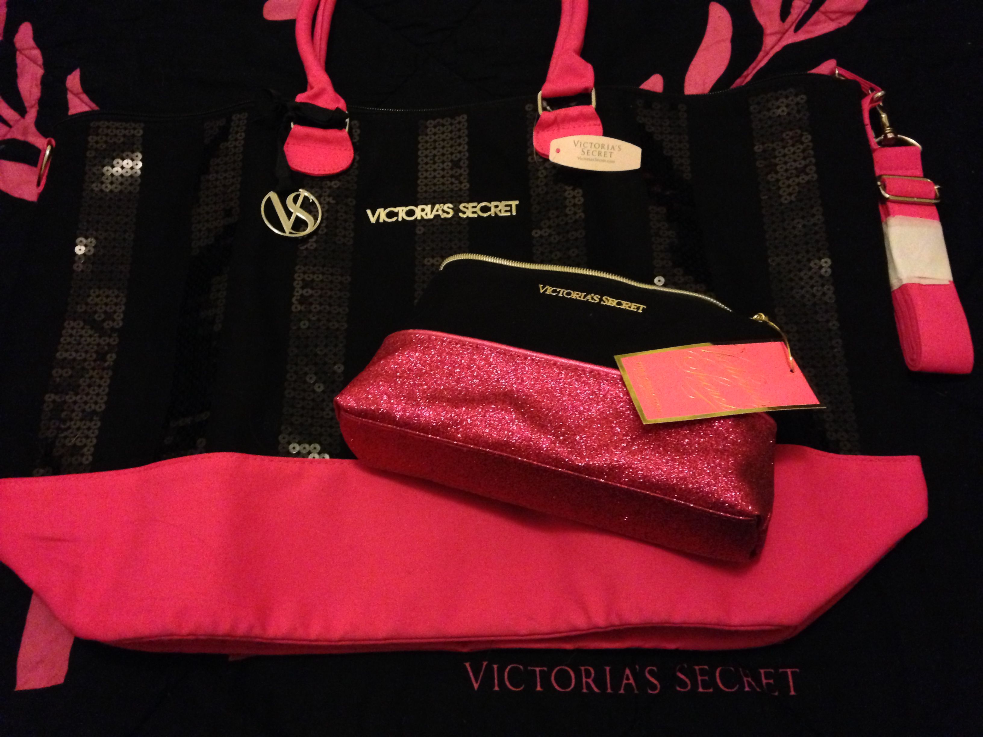 I Love My Matching Victoria's Secret Black Friday Tote & Bag - What Is The Victorias Secret Black Friday Tote And Pouch