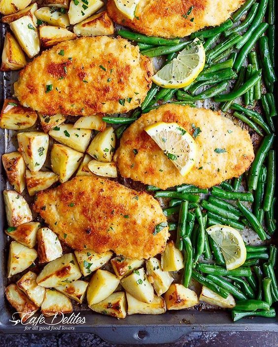 Roasted Garlic Parmesan Chicken And Veggies recipe by Karina | Food Blogger | The Feedfeed