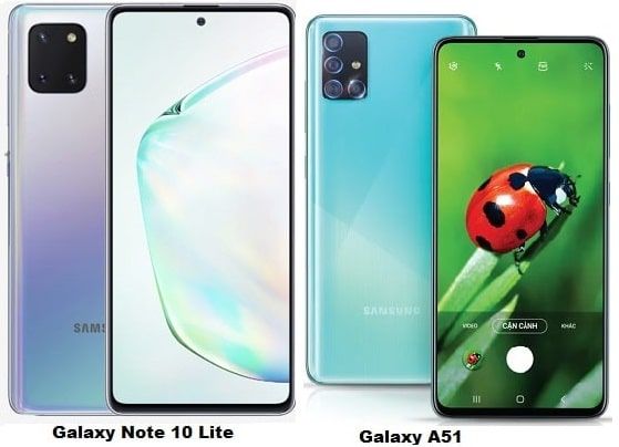 Compare Samsung Galaxy Note 10 Lite Vs Samsung Galaxy A51 Samsung Galaxy Samsung Galaxy Note Galaxy Note 10