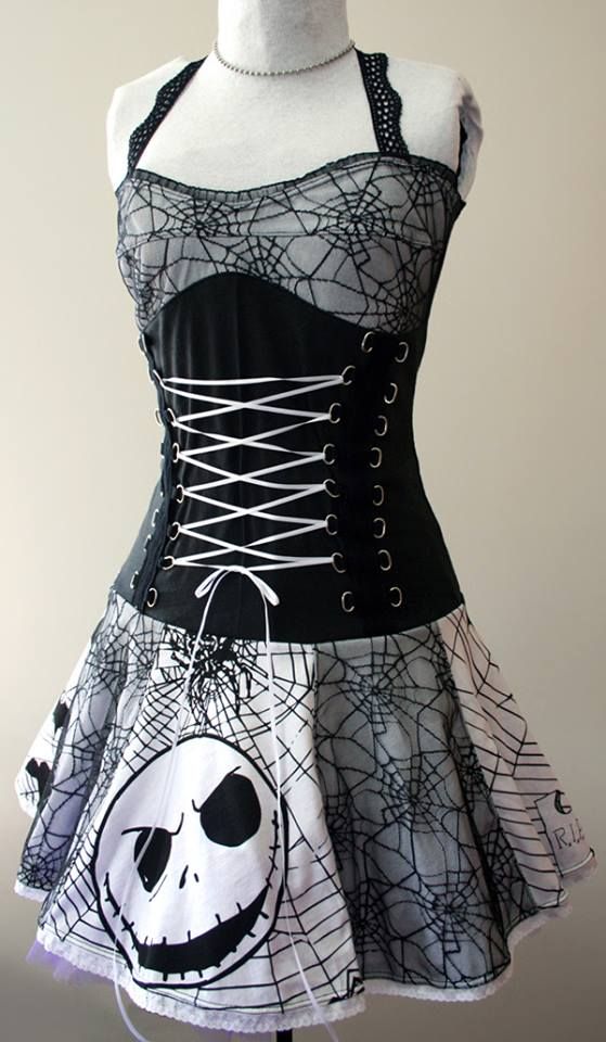 nightmare before christmas corset dress goth scene emo nightmare before christmas corsets