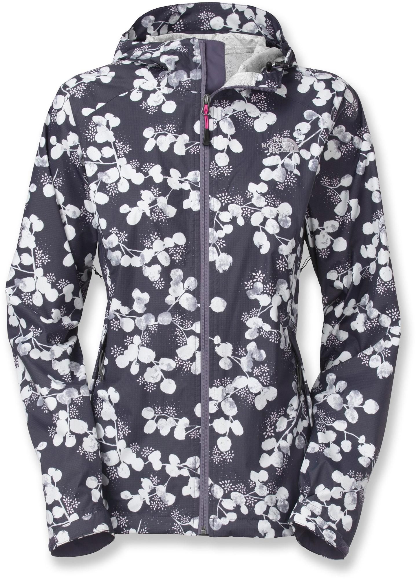 WOMEN/'S DARE 2B CRANK UP BLUE REEF PATTERNED WATERPROOF SOFTSHELL JACKET.