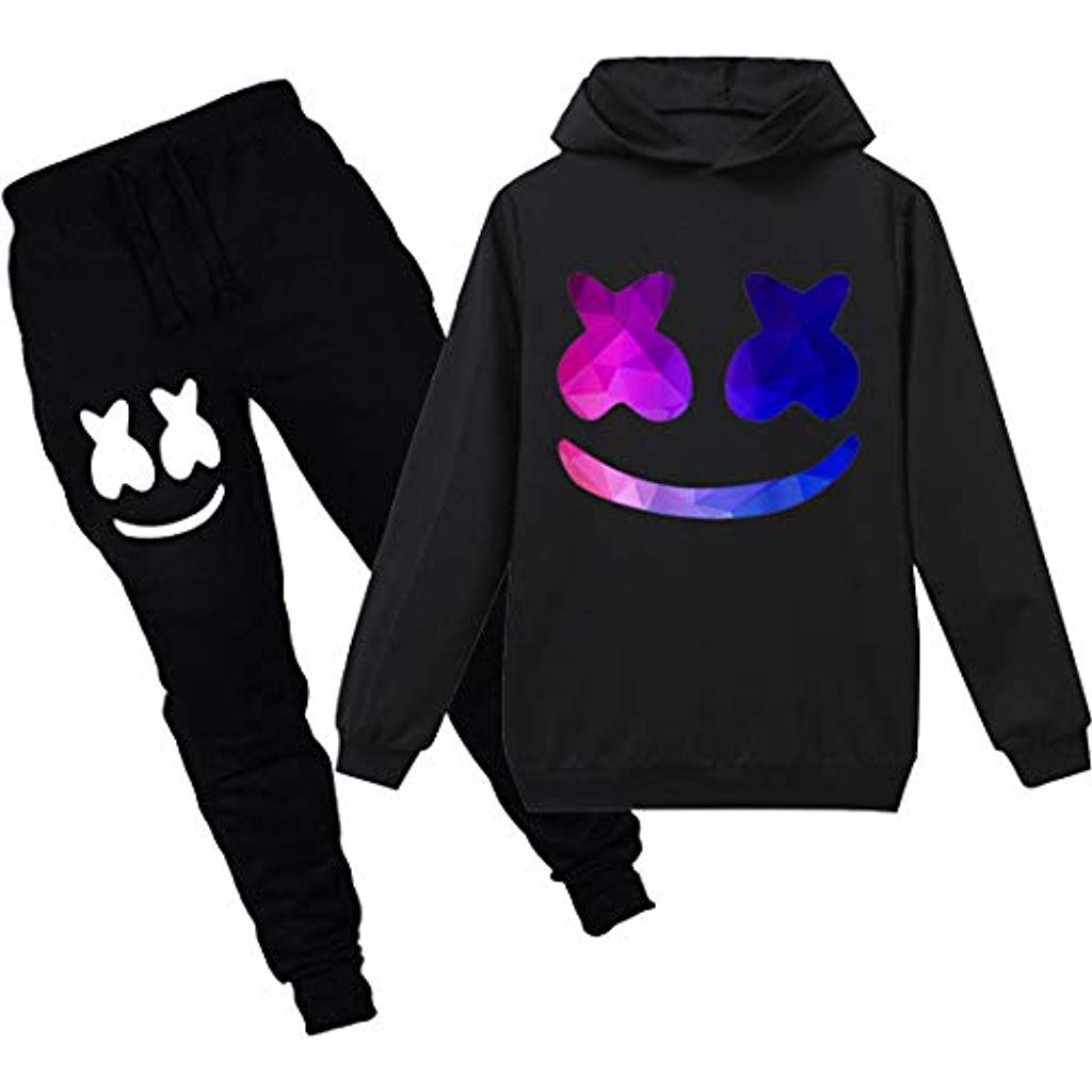 Felpe Sportiva Felpa con Cappuccio Bambino Bambina Unisex Casual Pullover Sweatshirt Maglia Ragazzi e Bambini Outfits Tops 003