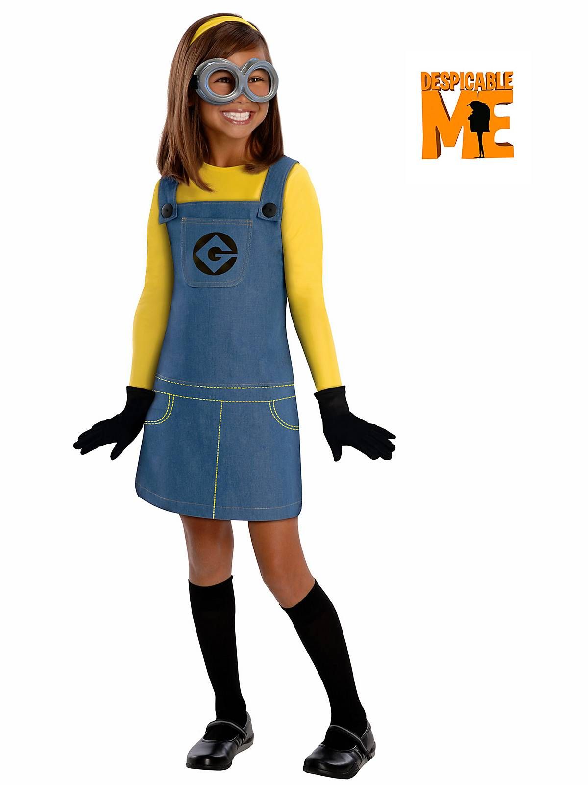 MINION WOMANS FANCY DRESS COSTUME DESPICABLE ME MOVIE
