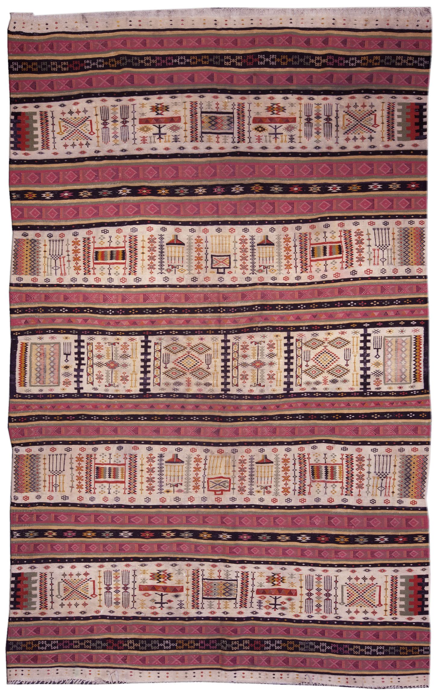 A Turkish Kilim Rug By Doris Leslie Blau An Early 20th Century Turkish Kilim Woven In A Folkloric Striped Pattern Of Geometric Turkish Rug Carpet Sale Rugs