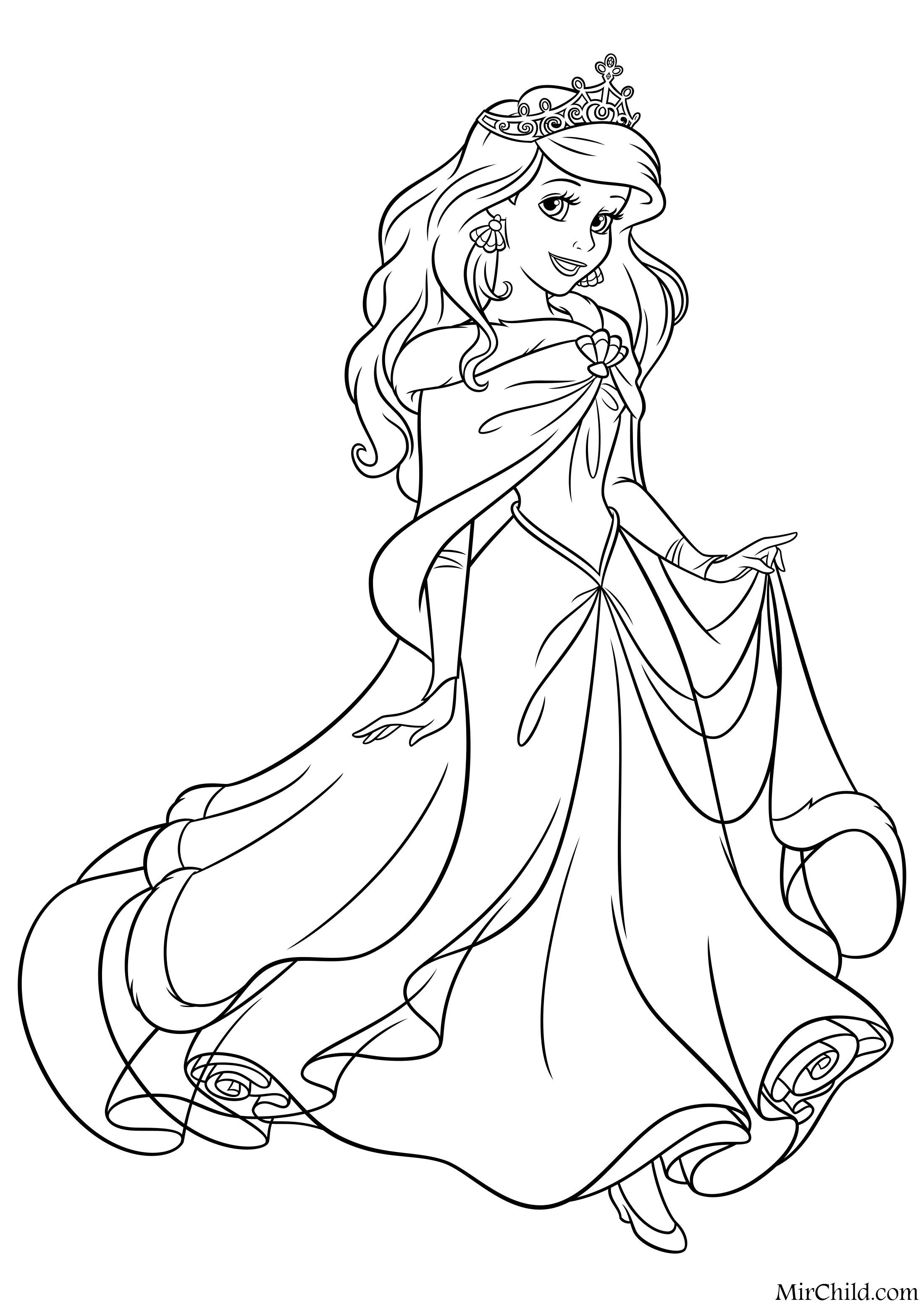 pin by shaimaa eltahan on cartoon characters ariel on disney characters coloring pages id=24870