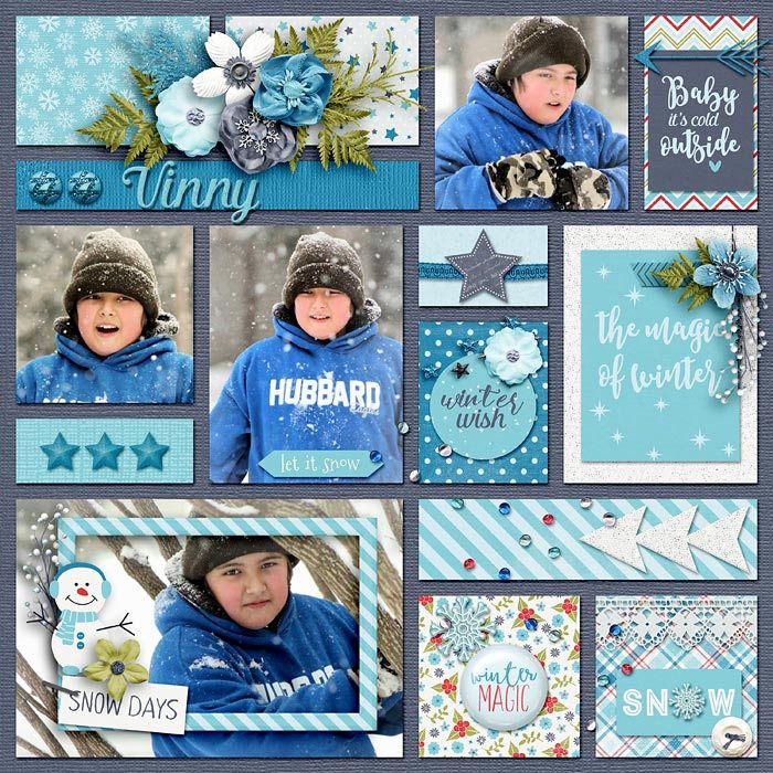 Layout using {Everyday Moments Vol 1} Digital Scrapbook Templates by Digital Scrapbook Ingredients available at Sweet Shoppe Designs http://www.sweetshoppedesigns.com//sweetshoppe/product.php?productid=32991&cat=797&page=2 #digitalscrapbookingredients Pocket Page Scrapbooking, Winter Scrapbooking, Paper Bag Scrapbook, Christmas Scrapbook Layouts, Birthday Scrapbook, Kids Scrapbook, Photo Scrapbook, Scrapbook Crafts, Scrapbook Supplies