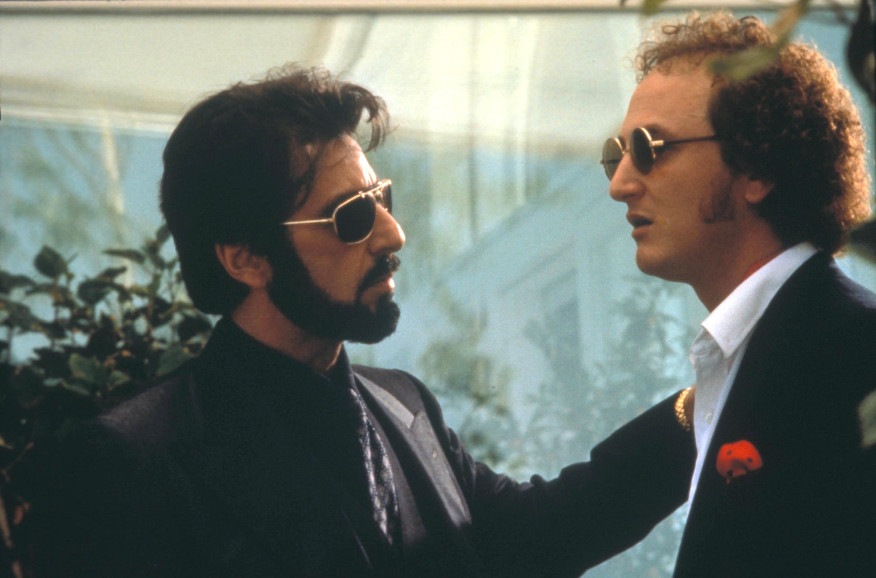 "Carlito's Way" movie still, 1993. L to R: Al Pacino, Sean Penn